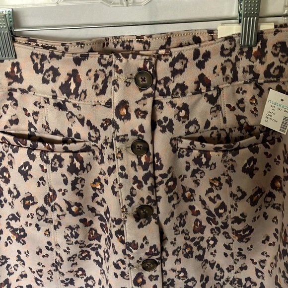 Maurice’s: Leopard Print Skirt- Mini- Stretch- 10 - Picture 14 of 14
